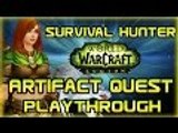 WoW Legion - Survival Hunter Gameplay Artifact weapon   overview of talents - Evylyn wow pvp