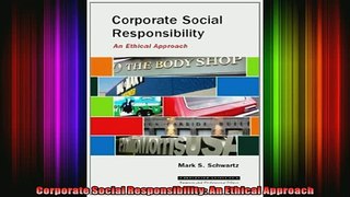FREE DOWNLOAD  Corporate Social Responsibility An Ethical Approach  DOWNLOAD ONLINE