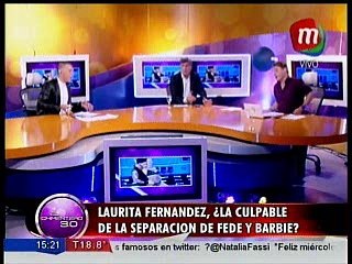 Barbie Vélez y Fede Bal ¿separados por Laurita?