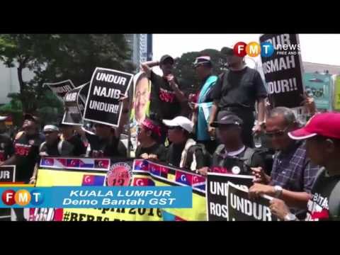 Bantah GST: Lebih kurang 3000 peserta berkumpul di dataran