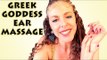 ASMR Ear Massage Role Play  ♥ Greek Goddess ♥ Relaxing Ear to Ear Touching, Cupping, Cleaning