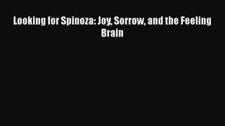 [Read Book] Looking for Spinoza: Joy Sorrow and the Feeling Brain  EBook
