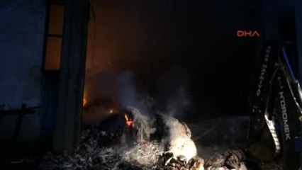 Ergene - Hurda Kağıt Deposunda Yangın