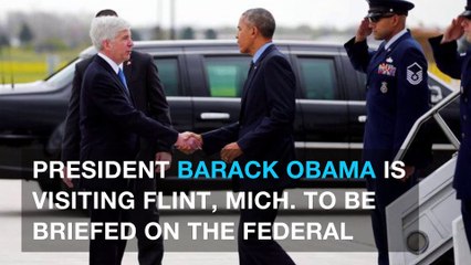 Obama visits Flint, Michigan amid ongoing water crisis