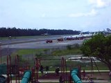 USAF KC-135 LANDING RWY 26  & TAXY TO APRON 4 @ SAN JUAN INTL AIRPORT