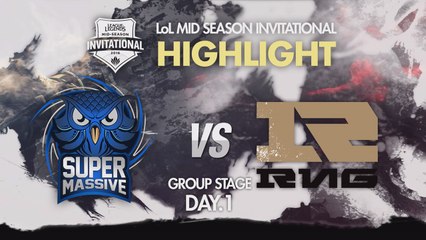 [하이라이트] 그룹스테이지 1일차 SUP(TUR) vs RNG(CN) SET 1  - LoL MSI 2016 / 미드시즌인비테이셔널