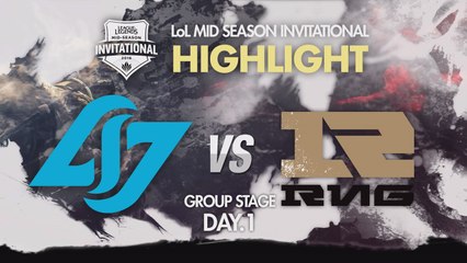 [하이라이트] 그룹스테이지 1일차 G2(EU) vs SKT(KR) SET 1  - LoL MSI 2016 / 미드시즌인비테이셔널