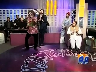 Ayesha Jahanzeb What A Singing Quality Khabarnaak On Geo News – 16 January 2016