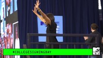 Michelle Obama Celebrates National College Signing Day - MTV News