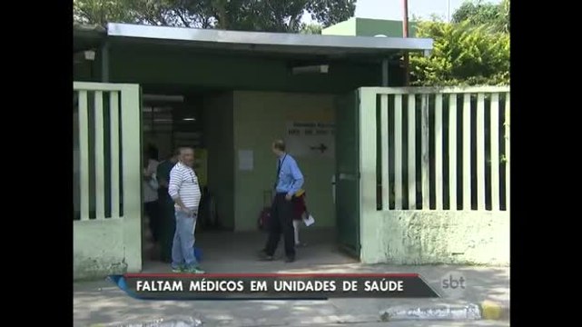 Pacientes reclamam da falta de médicos em unidades de saúde de São Paulo