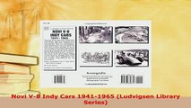 PDF  Novi V8 Indy Cars 19411965 Ludvigsen Library Series Read Online