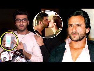 Arjun Kapoor Shows Saif's SMS Reply On Kissing Scenes In Ki & Ka - SHOCKING