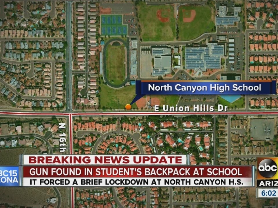 Gun found in backpack at school