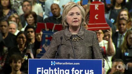 Hillary Clinton and Donald Trump on the 'woman card'