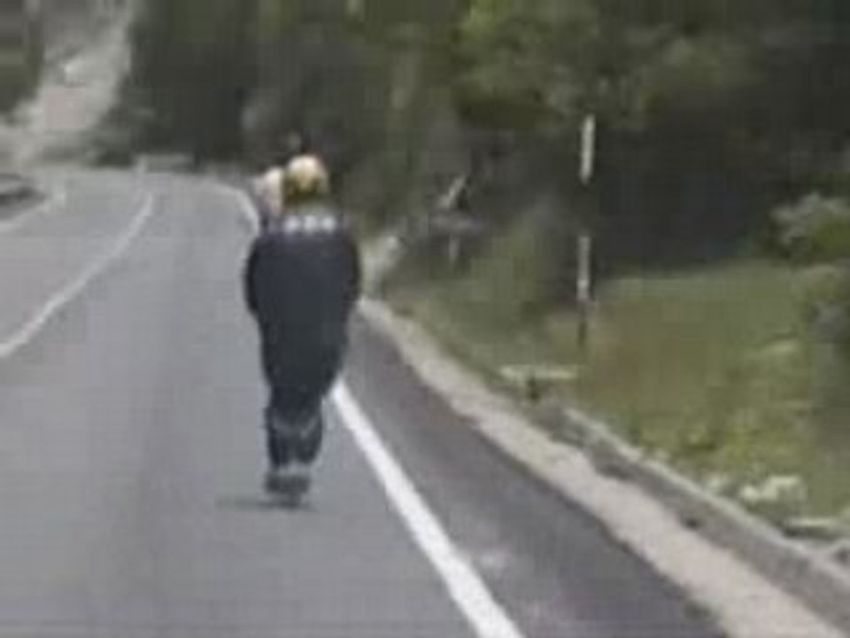 Descente en trottinette vers Bielsa