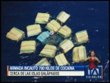 Armada incautó cocaína cerca de las Islas Galápagos