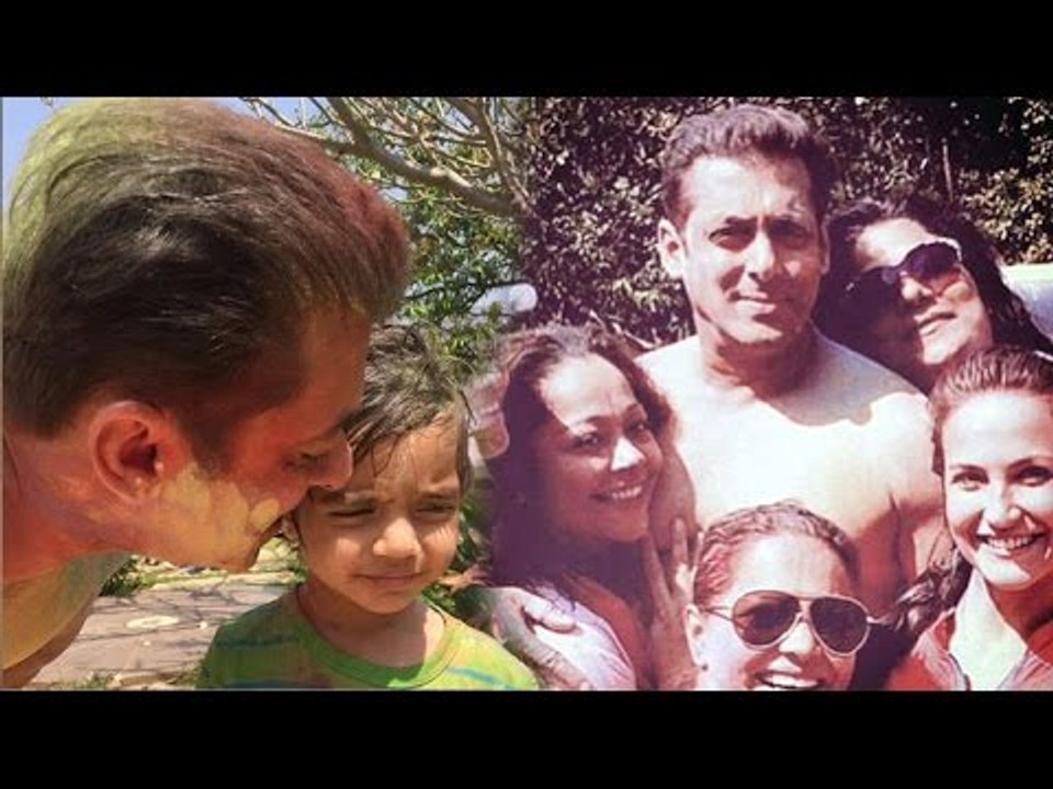 Salman Khan's HOLI 2016 With Kids