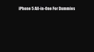 Book iPhone 5 All-in-One For Dummies Full Ebook