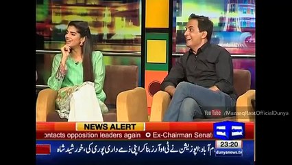 Mazaaq Raat 04 May 2016 - Sanam Saeed and Anjum Shahzad - مذاق رات - Dunya News