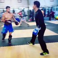 Master Thong Imitates Dominick Cruz In Sparring Session With Urijah Faber