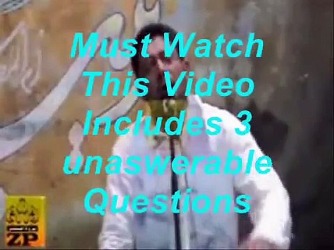 Hazrat Ali se 3 Sawal....Must Watch...IQ test....Allama Zameer Akhtarb Naqvi