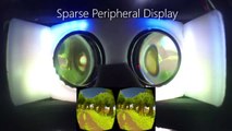 Augmenting the Field-of-View of Head-Mounted Displays with Sparse Peripheral Displays