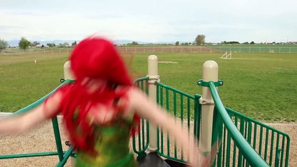 Poison Ivy Vs Frozen Elsa | In real Life | Superhero Battle