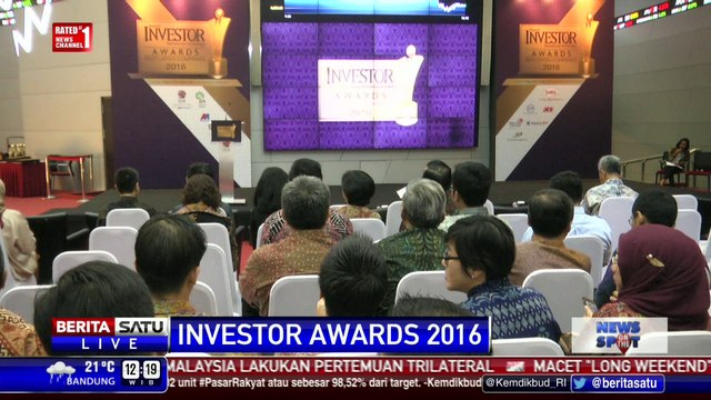 Inilah 5 Emiten Raih Penghargaan Investor Awards 2016