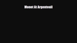 [PDF] Monet At Argenteuil Download Online