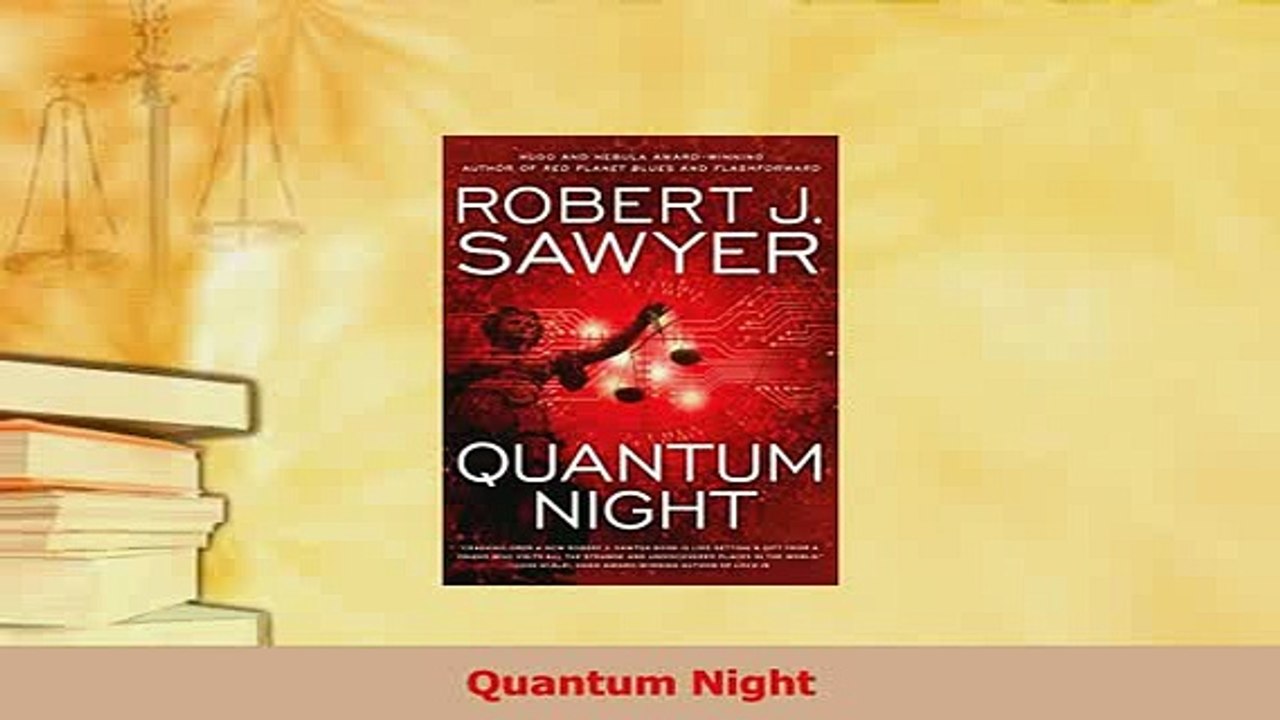 Read  Quantum Night PDF Free