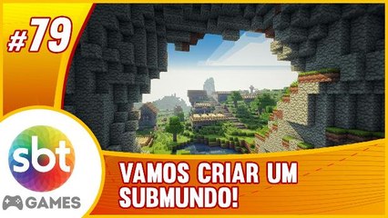 SBT no Minecraft - Debaixo do mapa  COMEÇANDO UM SUB-MUNDO