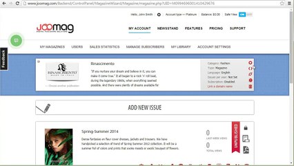 How to change the language of the digital magazine viewer