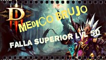 Diablo 3 Reaper of Souls,Temp 6 / 2.4.1 - Medico Brujo build Zunimasa Falla lvl 50