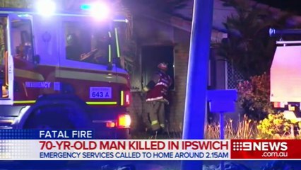 War veteran dies in Ipswich house fire