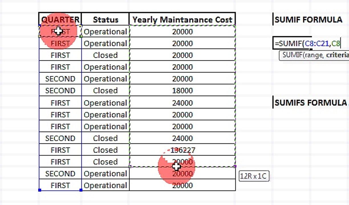 HOW TO USE SUMIF AND SUMIFS FORMULA IN EXCEL 2010 URDU/HINDI