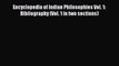 Read Encyclopedia of Indian Philosophies Vol. 1: Bibliography (Vol. 1 in two sections) Ebook