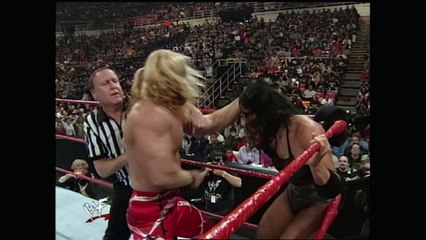 Intercontinental Championship: Chyna © (w/ Miss Kitty) vs. Chris Jericho