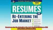 READ book  Resumes for ReEntering the Job Market McGrawHill Professional Resumes Free Online