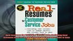 READ book  Real Resumes for Customer Service Jobs Including Real Resumes Used to Change Careers and Free Online