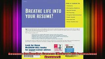 READ book  Resumes for Nursing Careers McGrawHill Professional Resumes Online Free