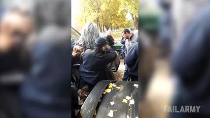 It Took The Entire Goddamn Ukrainian Police Force To Arrest A Stubborn Chewbacca