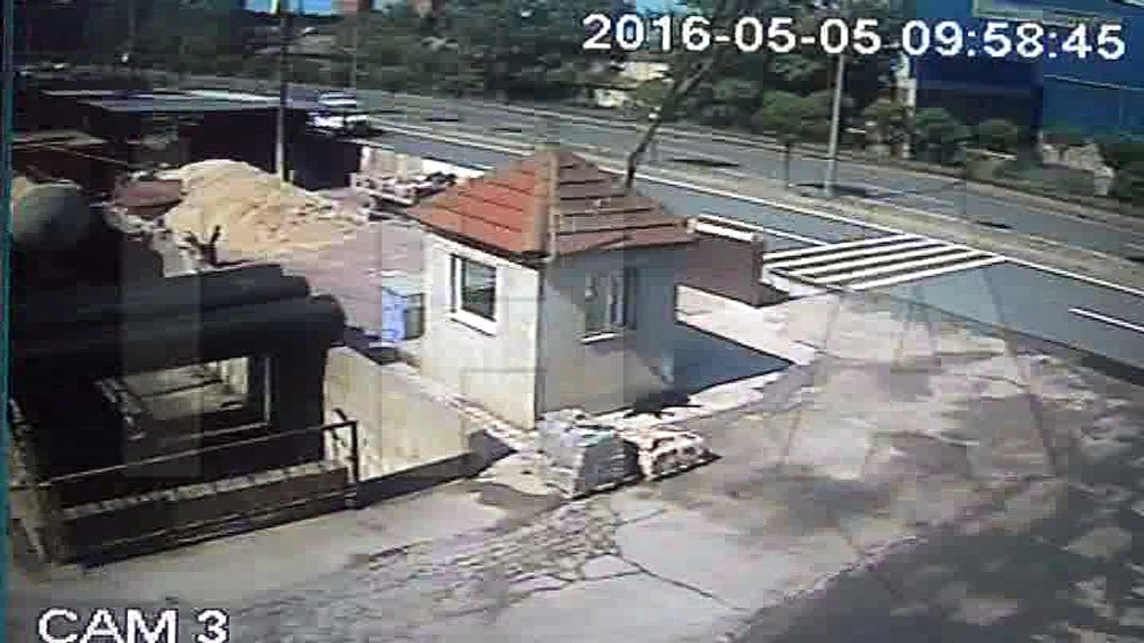 İŞTE GÜLÜÇ'TE Kİ KAZANIN SANİYE SANİYE GÖRÜNTÜLERİ