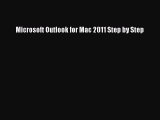 Read Microsoft Outlook for Mac 2011 Step by Step PDF Free