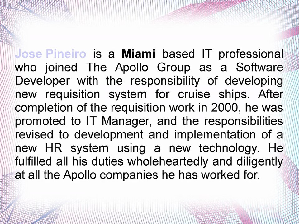 Jose Pineiro of Miami Suggests Boating as a Good Recreational Activity