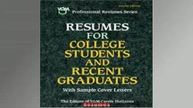 READ book  Resumes for College Students and Recent Graduates Full EBook