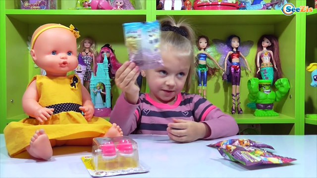 ✔ Кукла Ненуко и Ярослава открывают сюрпризы Shopkins / Doll Nenuco / Unboxing toy with Yaroslava ✔