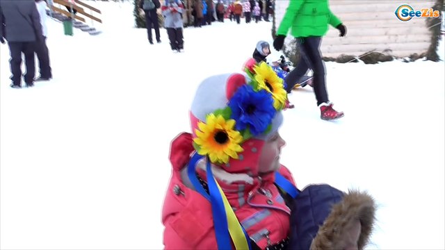 ✔ Кукла Беби Борн с Ярославой на празднике Крещения в Буковеле / Полет на Квадрокоптере / Bukovel ✔