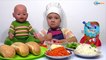 ✔ Беби Борн и Ярослава готовят полезные Хот-доги для малыша / Doll Baby Born with Cook Yaroslava ✔
