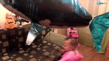 ✔ Летающая акула в комнате у Ярославы / Air Swimmers Remote Flying Fish shark / Video for kids ✔