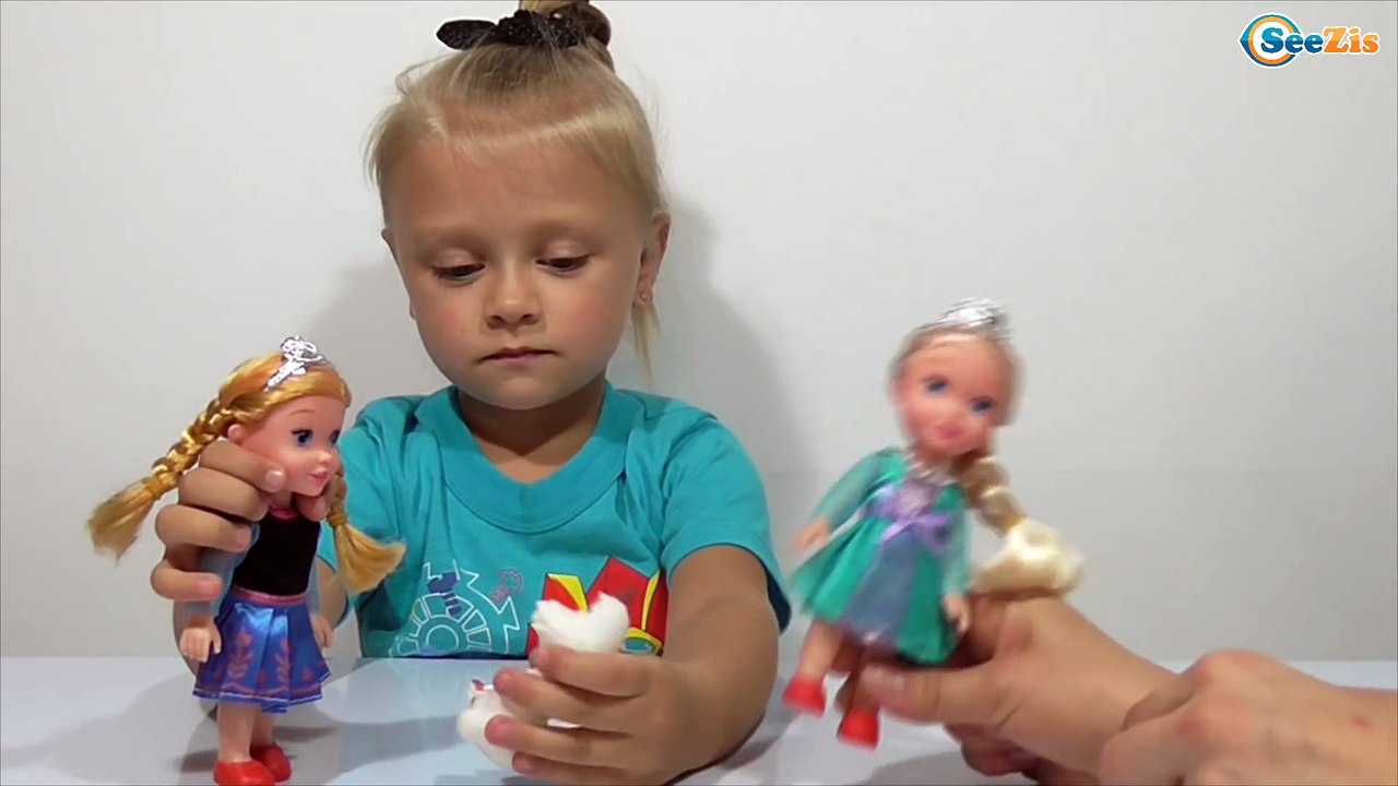✔ Холодное сердце – Принцессы Куклы Анна и Эльз...
